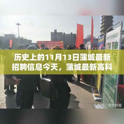 揭秘,蒲城最新高科技招聘动态,智能生活新宠儿发布于历史性的11月13日