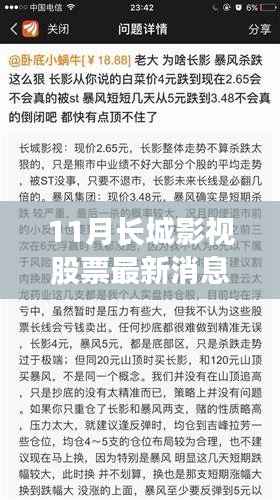 长城影视股票最新动态,特性、体验、竞品对比及用户群体深度解析,十一月消息速递