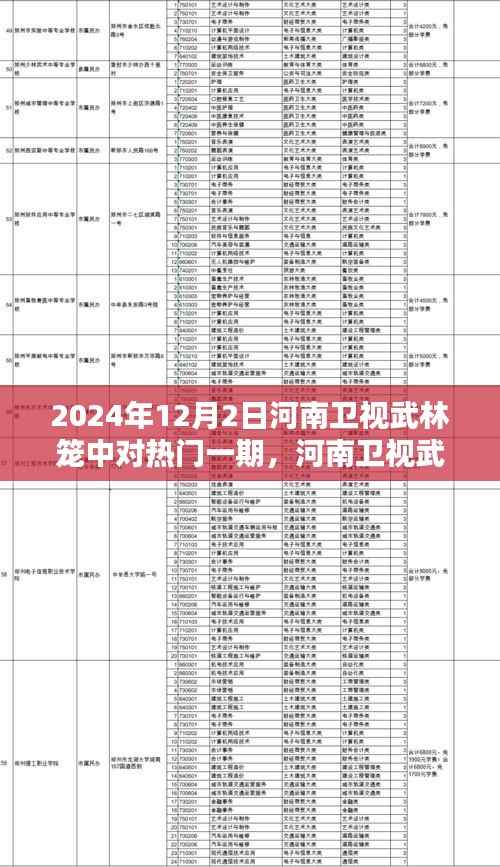 河南卫视武林笼中对深度解析,热门一期揭秘(XXXX年XX月XX日)