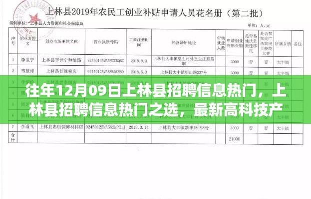 往年12月09日上林县招聘信息热门,上林县招聘信息热门之选,最新高科技产品深度解析与体验报告