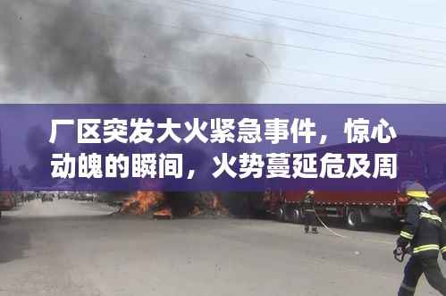 厂区突发大火紧急事件，惊心动魄的瞬间，火势蔓延危及周边安全！