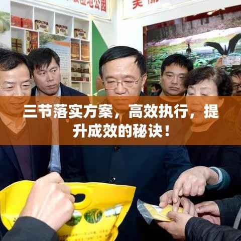 三节落实方案,高效执行,提升成效的秘诀!