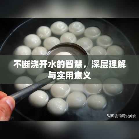 不断浇开水的智慧,深层理解与实用意义