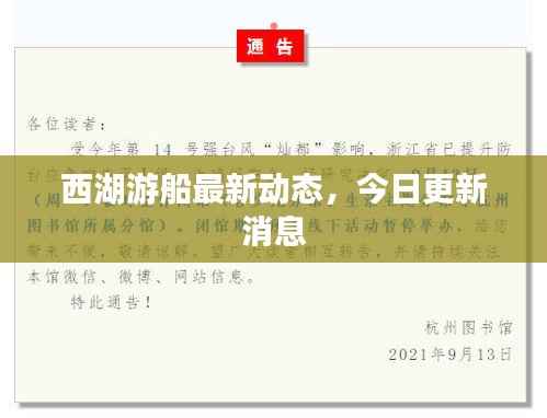 西湖游船最新动态,今日更新消息